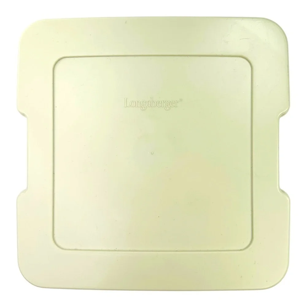 Longaberger 8x8 Serving Solution Hard Plastic Protector With‎ Lid